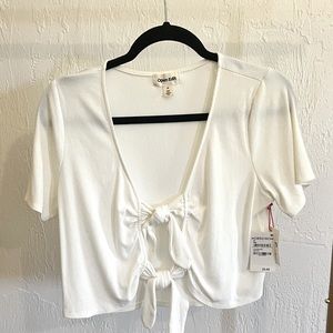 Open Edit tie front crop top from Nordstrom NWT size medium